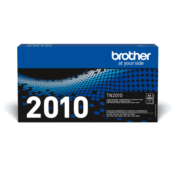 Original Brother TN2210 Standard Yield Black Toner Cartridge twin pack