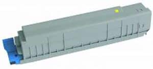 Compatible OKI 43487709 Standard Yield Yellow Toner Cartridge