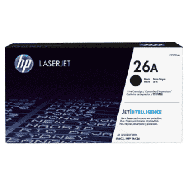 Original HP 26A Standard Yield Black Toner Cartridge