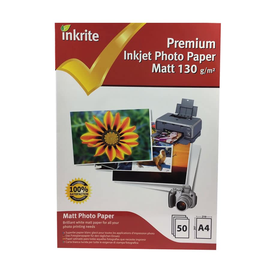 Inkrite PhotoPlus Professional Paper Matte 130gsm A4 (50 sheets)