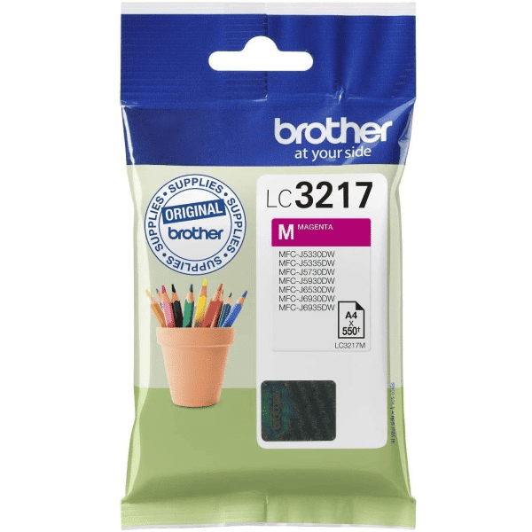 Original Brother LC3217M Standard Yield Magenta Ink Cartridge
