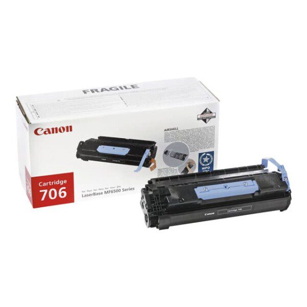 Original Canon 706 Standard Yield Black Toner Cartridge Twin pack