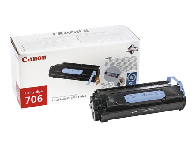 Original Canon 706 Standard Yield Black Toner Cartridge