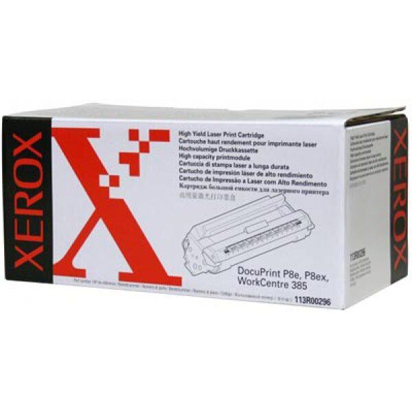 Original Xerox 113R00296 Standard Yield Black Toner Cartridge Twin pack