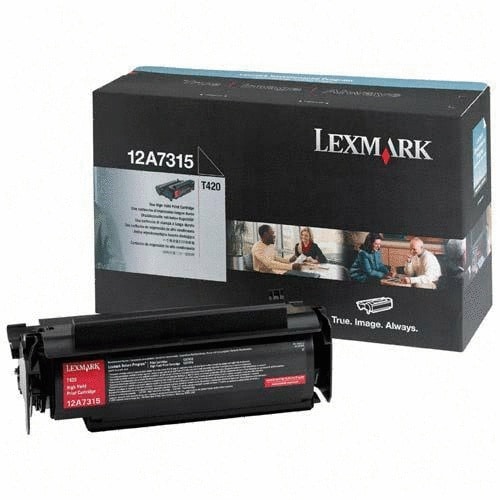 Original Lexmark 12A7315 High Yield Black Toner Cartridge