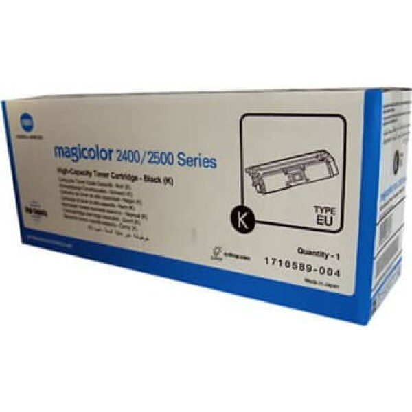 Original Konica Minolta 1710589-004 High Yield Black Toner Cartridge