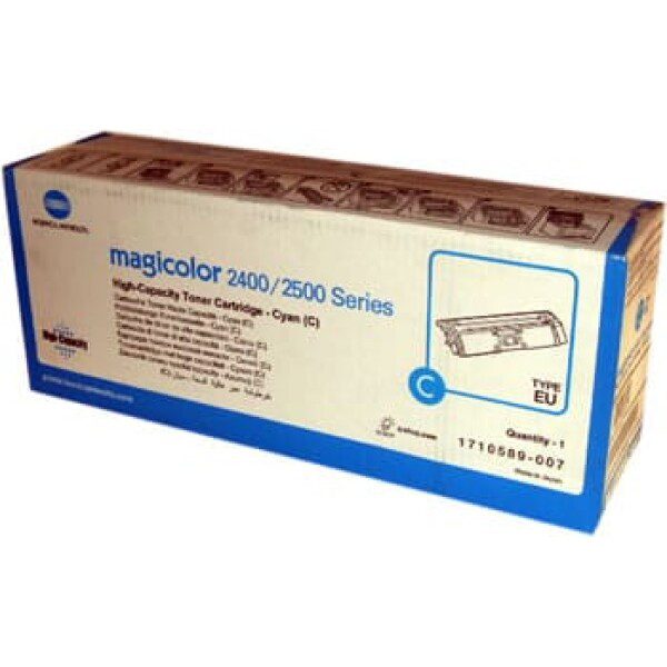 Original Konica Minolta 1710589-007 High Yield Cyan Toner Cartridge