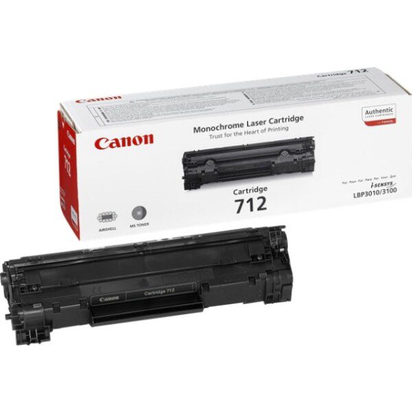 Original Canon CT2U-712 Standard Yield Black Toner Cartridge twin pack