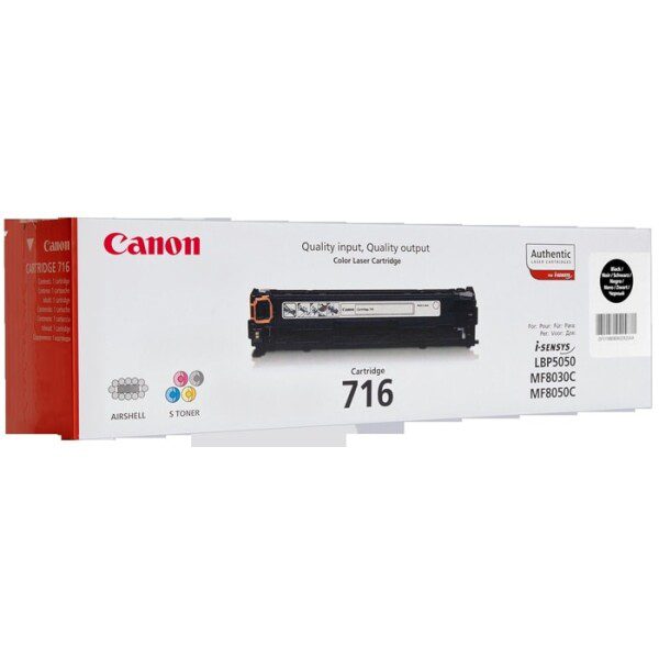 Original Canon 716B Standard Yield Black Toner Cartridge