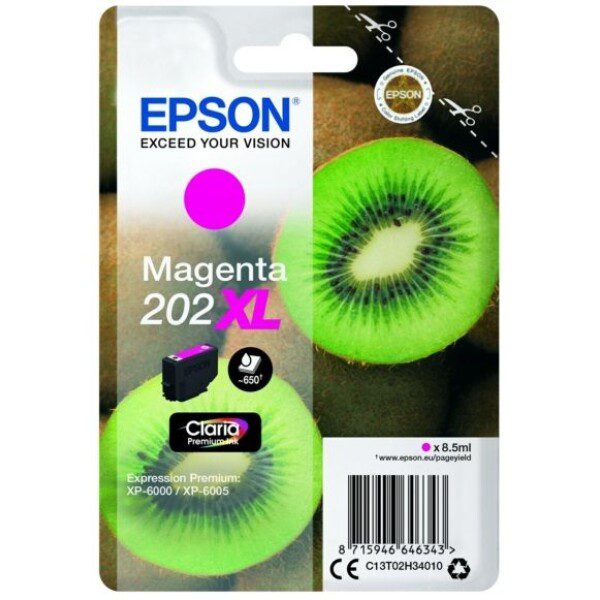 Original Epson 202XL High Yield Magenta Ink Cartridge