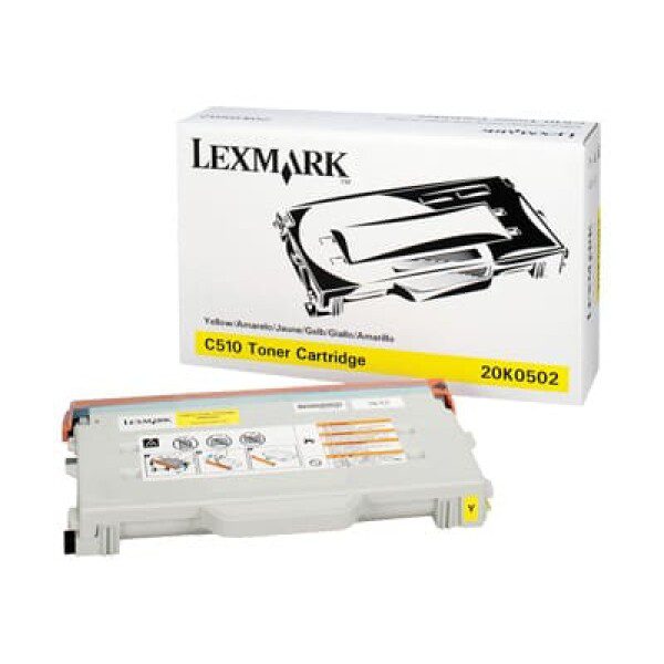 Original Lexmark C510Y Standard Yield Yellow Toner Cartridge