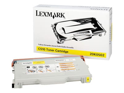 Original Lexmark C510Y Standard Yield Yellow Toner Cartridge