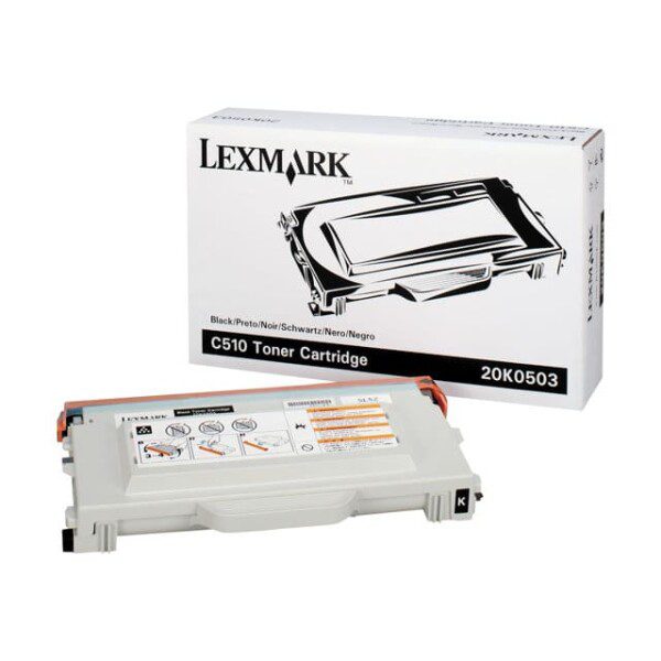 Original Lexmark C510B Standard Yield Black Toner Cartridge