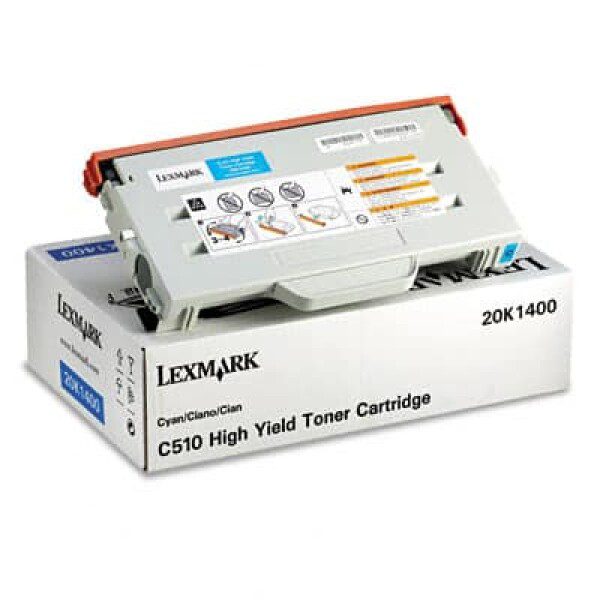 Original Lexmark C510CHY High Yield Cyan Toner Cartridge