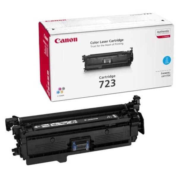 Original Canon 723 Standard Yield Cyan Toner Cartridge