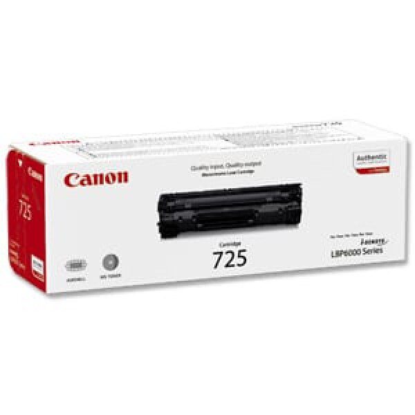 Original Canon CT2U725 Standard Yield Black Toner Cartridge twin pack