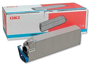 Original OKI 41515211 Standard Yield Cyan Toner Cartridge