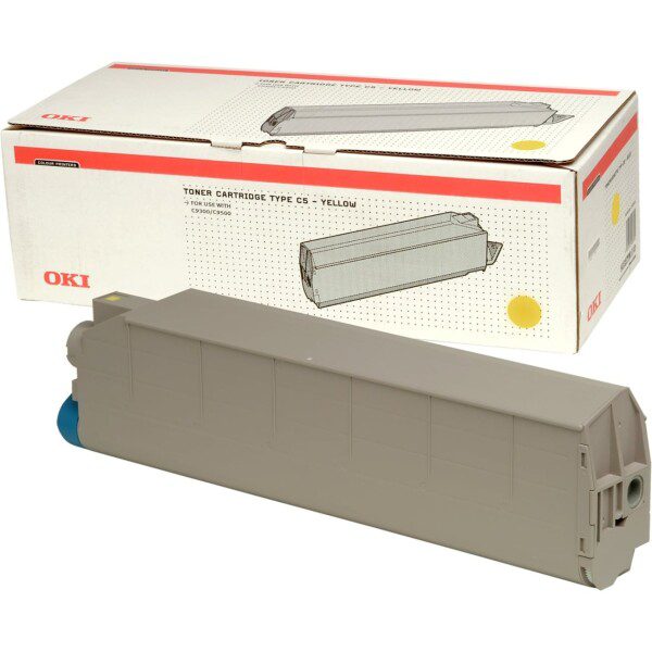 Original OKI 41963605 Standard Yield Yellow Toner Cartridge