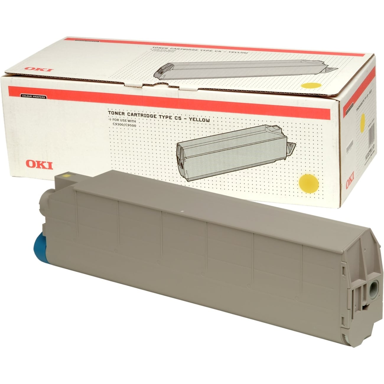 Original OKI 41963607 Standard Yield Cyan Toner Cartridge