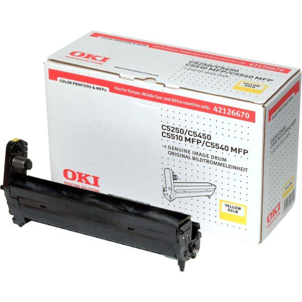 Original OKI 42126670 High Yield Yellow Toner Drum