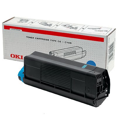 Original OKI 42127407 High Yield Cyan Toner Cartridge