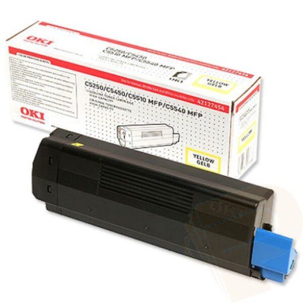 Original OKI 42127454 High Yield Yellow Toner Cartridge