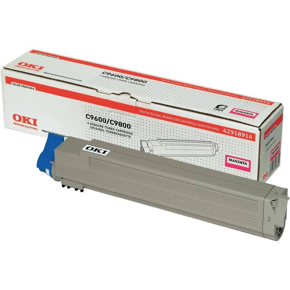 Original OKI 42918914 Standard Yield Magenta Toner Cartridge