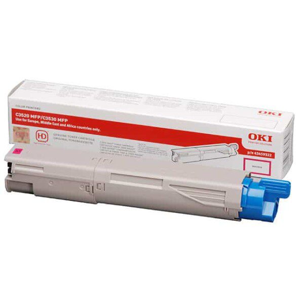Original OKI 43459322 Standard Yield Magenta Toner Cartridge