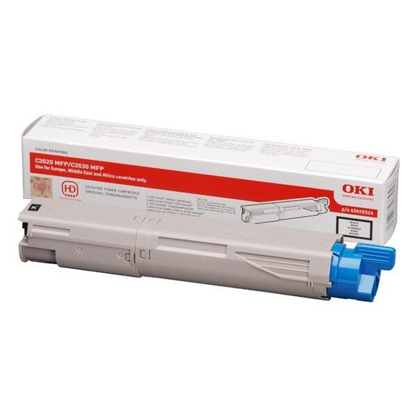 Original OKI 43459324 Standard Yield Black Toner Cartridge