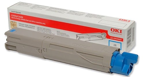 Original OKI 43459331 High Yield Cyan Toner Cartridge