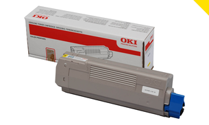 Original OKI 44315305 Standard Yield Yellow Toner Cartridge