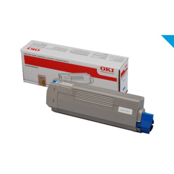 Original OKI 44315307 Standard Yield Cyan Toner Cartridge