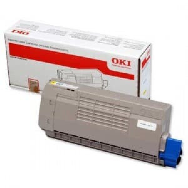 Original OKI 44318605 Standard Yield Yellow Toner Cartridge