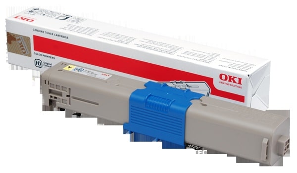 Original OKI 44469704 Standard Yield Yellow Toner Cartridge