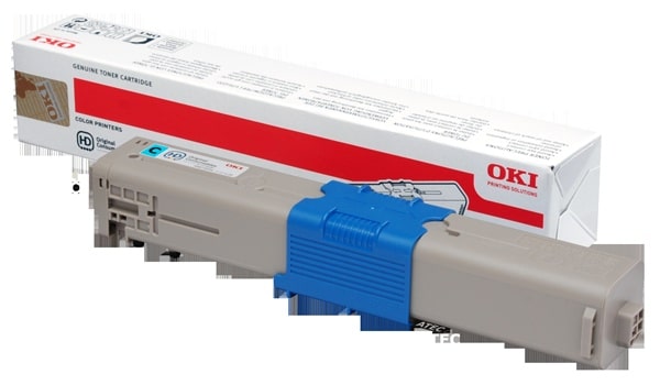 Original OKI 44469706 Standard Yield Cyan Toner Cartridge