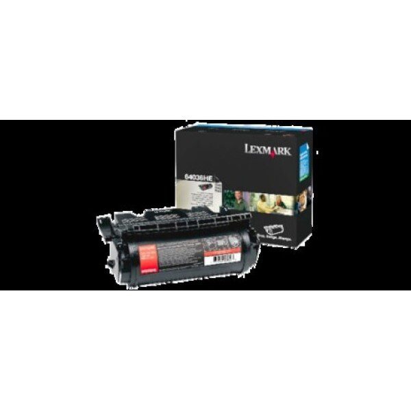 Original Lexmark 64036HE High Yield Black Toner Cartridge Twin pack