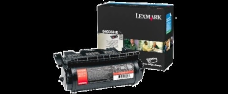 Original Lexmark 64036HE High Yield Black Toner Cartridge Twin pack