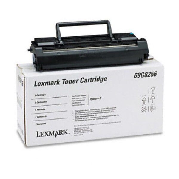 Original Lexmark 69G8256 Standard Yield Black Toner Cartridge Twin Pack
