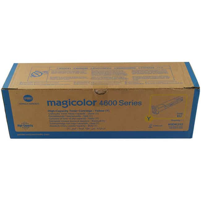 Original Konica Minolta A0DK252 High Yield Yellow Toner Cartridge