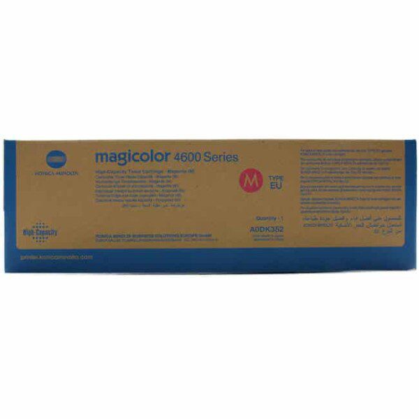 Original Konica Minolta A0DK352 High Yield Magenta Toner Cartridge