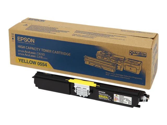 Original Epson C13S050554 High Yield Yellow Toner Cartridge