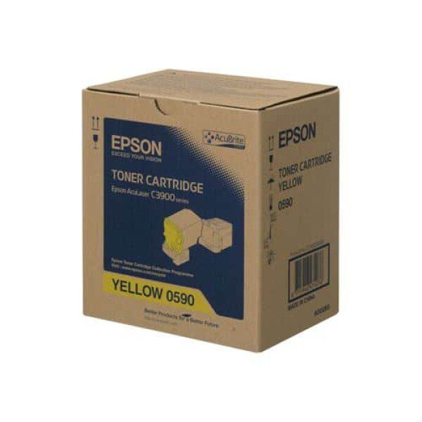 Original Epson C13S050590 Standard Yield Yellow Toner Cartridge
