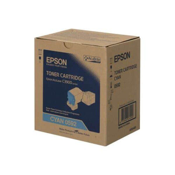 Original Epson C13S050592 Standard Yield Cyan Toner Cartridge
