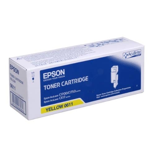 Original Epson C13S050611 High Yield Yellow Toner Cartridge
