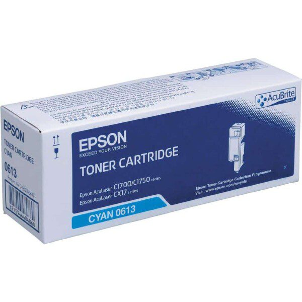 Original Epson C13S050613 High Yield Cyan Toner Cartridge