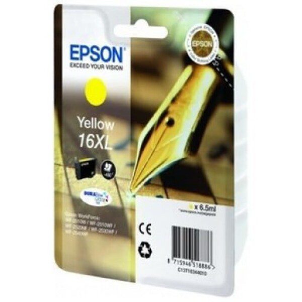 Original Epson No 16XL High Yield Yellow Ink Cartridge