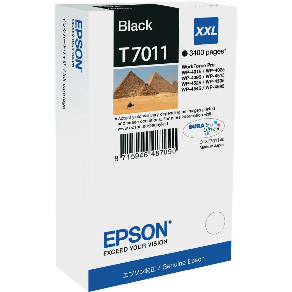 Original Epson C13T70114010 Extra High Yield Black Ink Cartridge