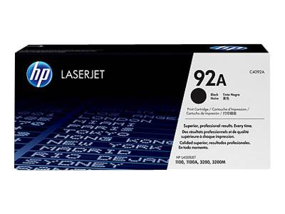 Original HP 92A Standard Yield Black Toner Cartridge