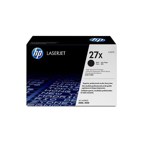Original HP 27X High Yield Black Toner Cartridge Twin Pack