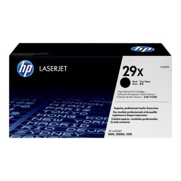 Original HP 29X Standard Yield Black Toner Cartridge Twin Pack